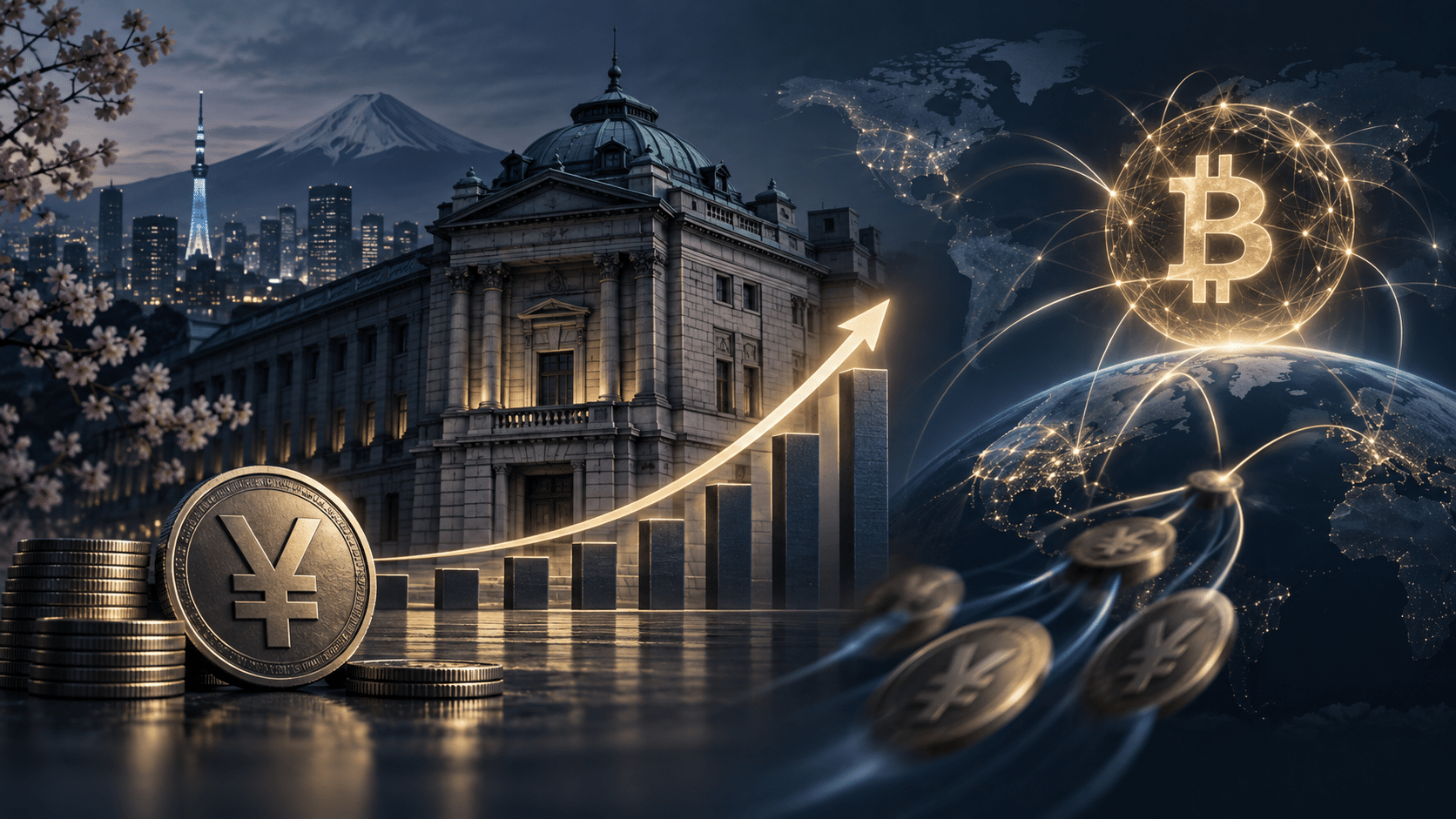 نرخ بهره ژاپن به بالاترین سطح ۳۱ سال اخیر رسید؛ اثر احتمالی بر بیت‌کوین