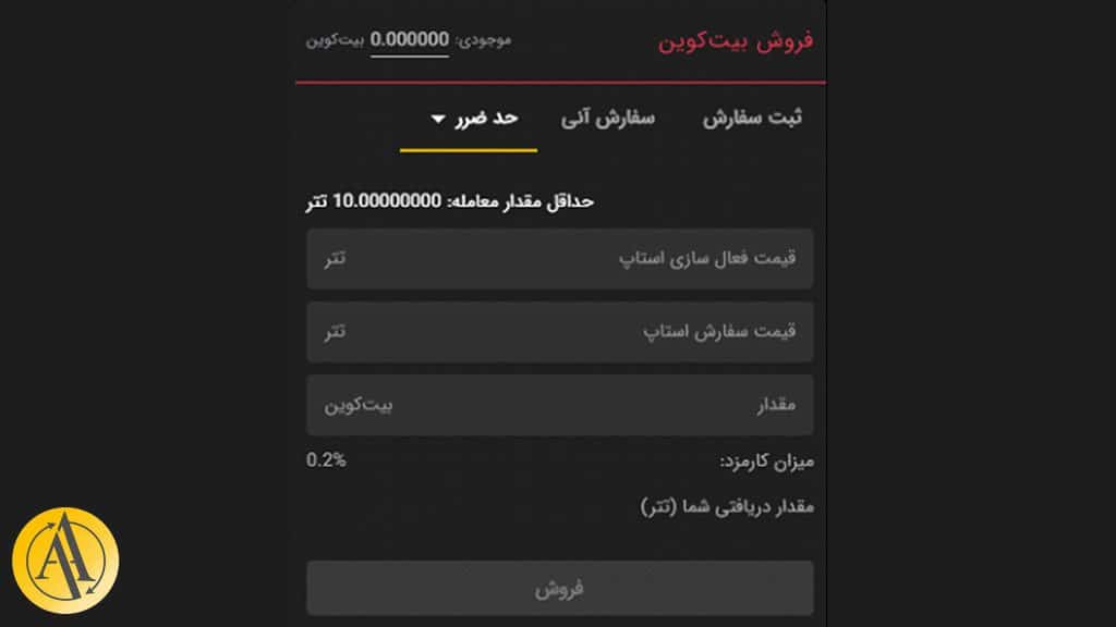 آموزش حد ضرر صرافی تبدیل | آکادمی آینده