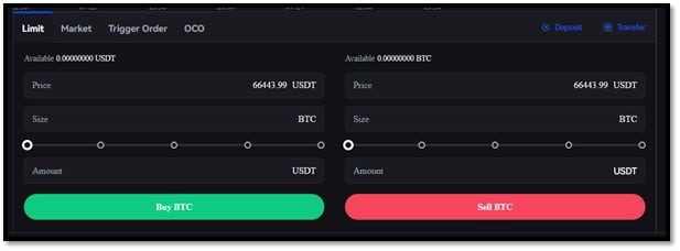 آموزش تبت سفارش لیمیت اسپات در صرافی توبیت | آکادمی آینده